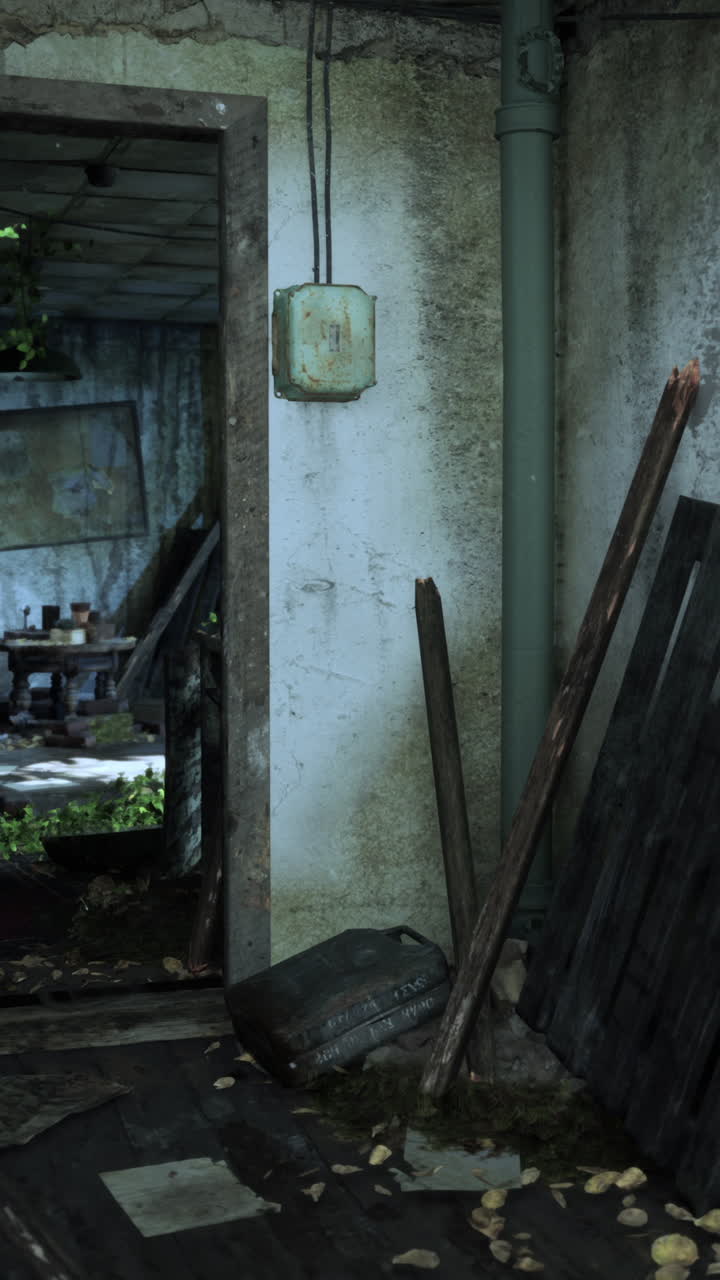 버려진 집 내부