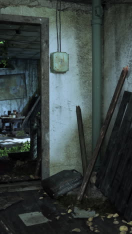 abandoned house interior