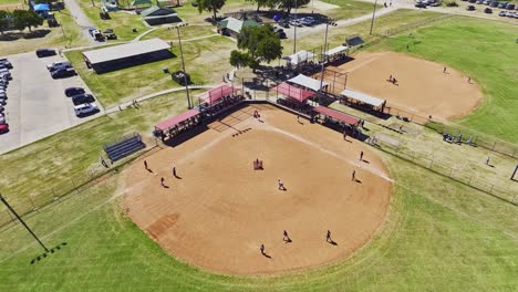 Juego-De-Béisbol-De-La-Liga-Pequeña-En-Princeton,-Tx