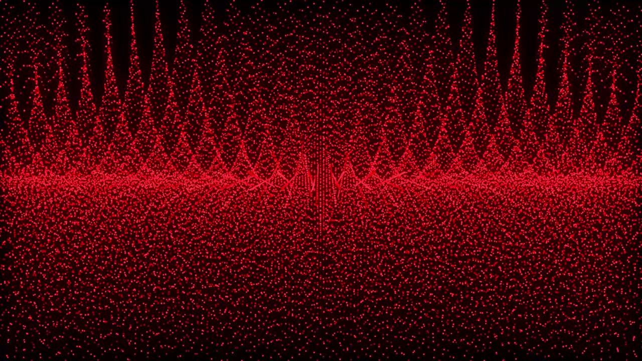 Rainbow Color Change Dot Shape Pattern Animation