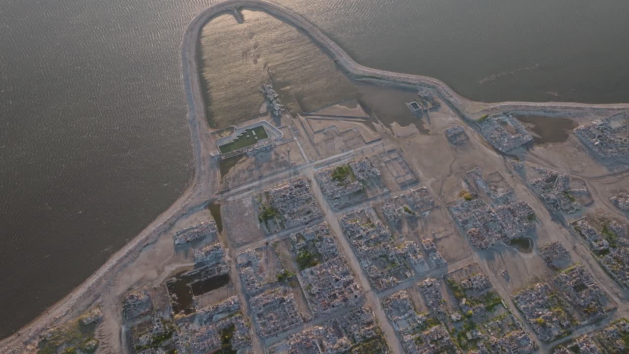 Forgotten History in Ruins: Aerial Tour of Villa Epecuén, South American Disaster Site