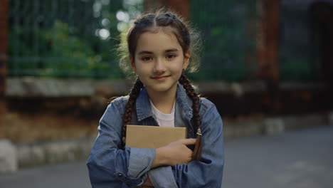 girl with a book