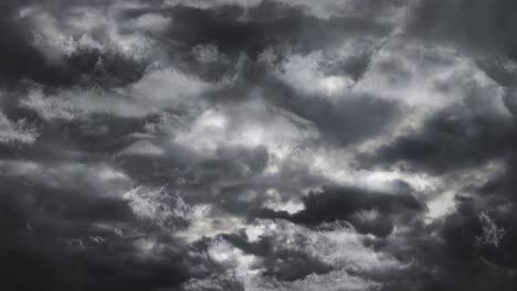 dark clouds in the sky and a thunderstorm