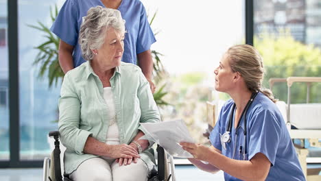 making sure her patient understands the diagnosis