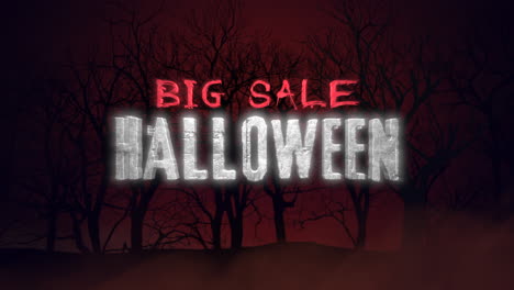 enigmatic bargains: halloween sale amidst forests dark mystique