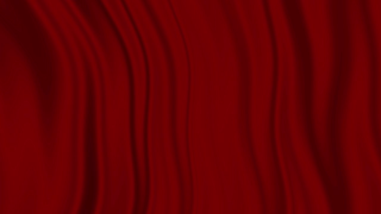 Цифровой волнообразный красный бархатный занавес из блестящего шелка со складками в движении, фон для сцены и театра
