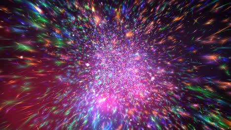 deep space massive particles footage video
