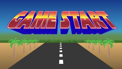 game start screen