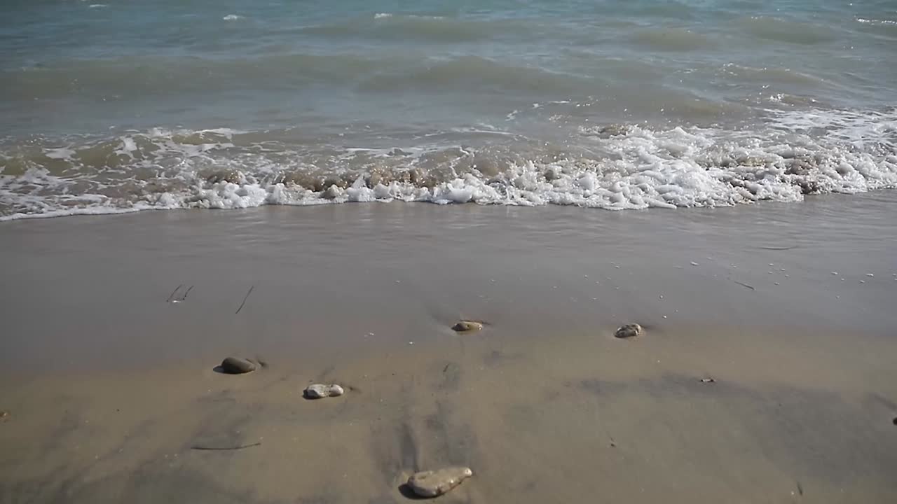 흔들리는 해안선 바다