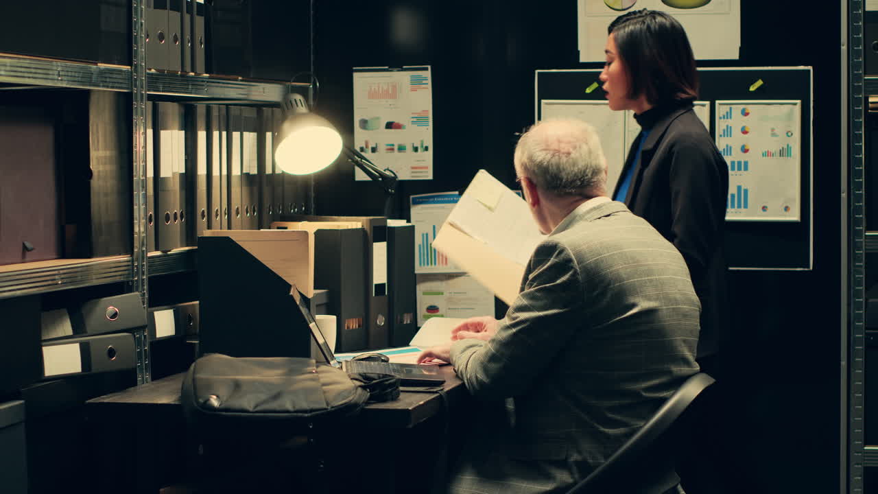 수사팀은 실종자 또는 해결되지 않은 사건을 아카이브 기록에서 검색합니다.