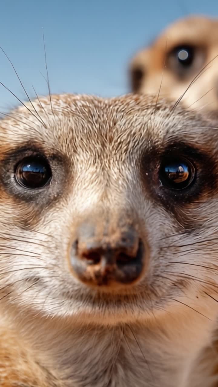 Un incontro ravvicinato con un adorabile suricato: esplorando le espressioni intriganti e il comportamento di queste creature sociali nel loro habitat naturale.