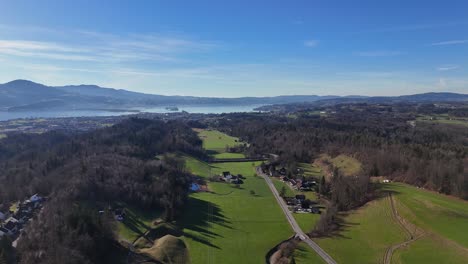 Magnífico-Paisaje-Escénico-En-Suiza-En-Un-Día-Soleado