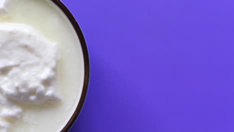 cuenco de yogur