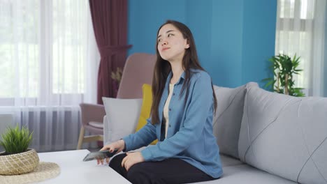 Happy-and-peaceful-Asian-teenage-girl-texting-on-the-phone.