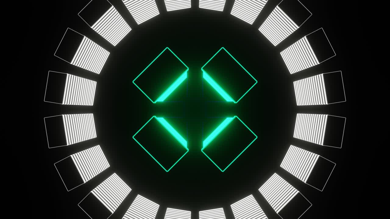 fondo abstracto de cubos relucientes