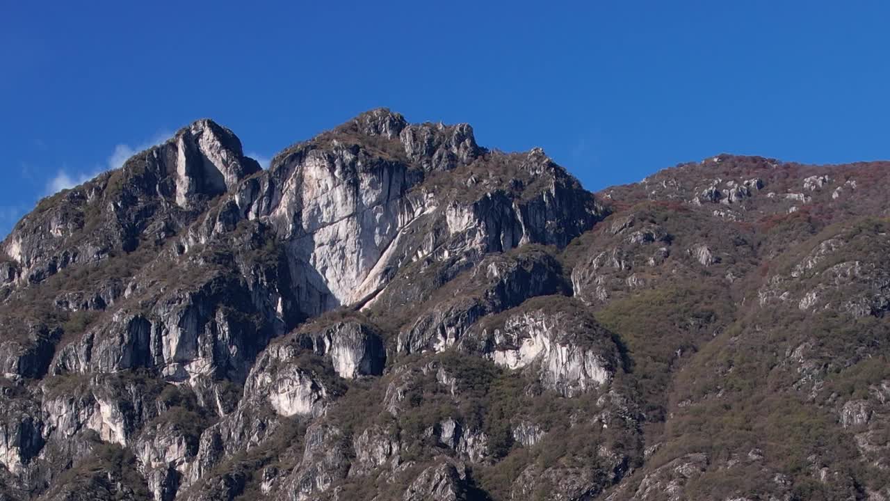 Stunning aerial view showcases the majestic Alps in Italy