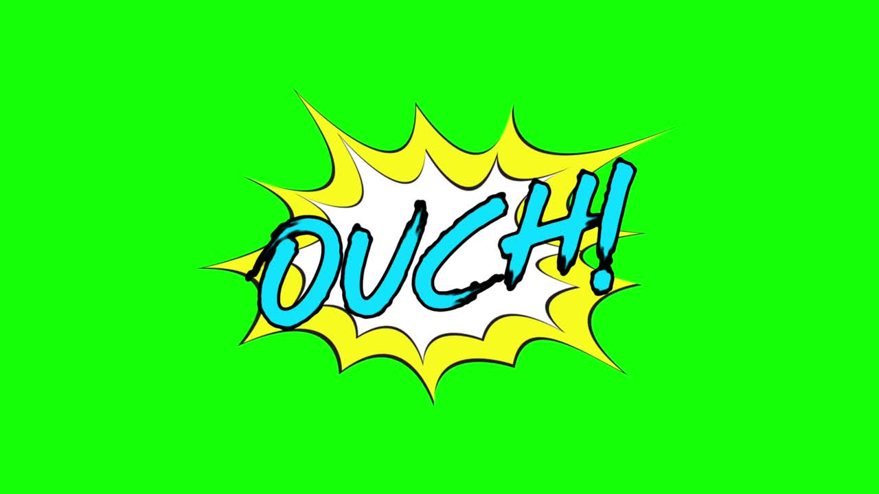 arte cómico discurso burbuja de burbuja con llave de croma