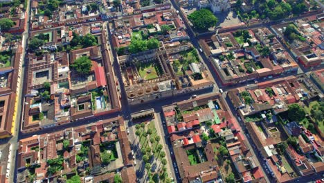 Antigua,-Guatemala-Zentralamerikanische-Koloniale-Straßenblöcke