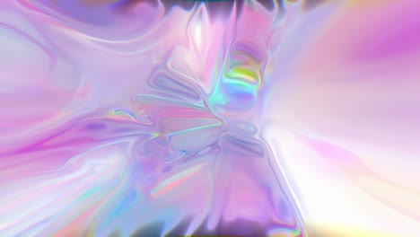 warped psychedelic iridescent abstract background loop