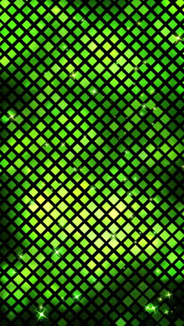 abstract geometric pattern rhombus shape background mosaic texture. elegant geometrical motif green colors palette. loop animation. vertical video.