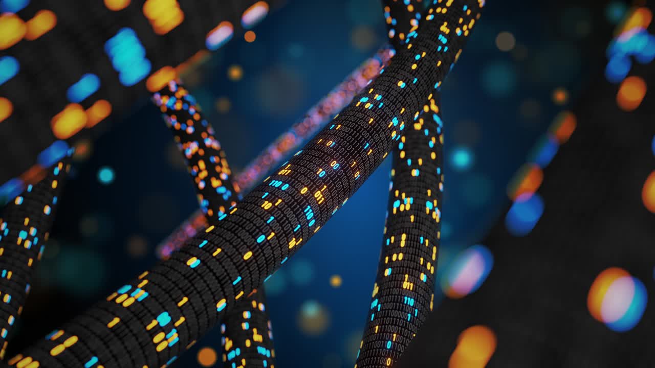 빅데이터, 클라우드 컴퓨팅, 사물인터넷, iot, ai 네트워크 기술, 원활한 루프, 4k, vj 배경