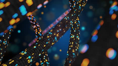 big data cloud computing internet of things iot ai network technology. ciclo senza soluzione di continuità 4k vj background.