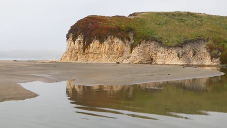 bluff on a point reyes beach loop