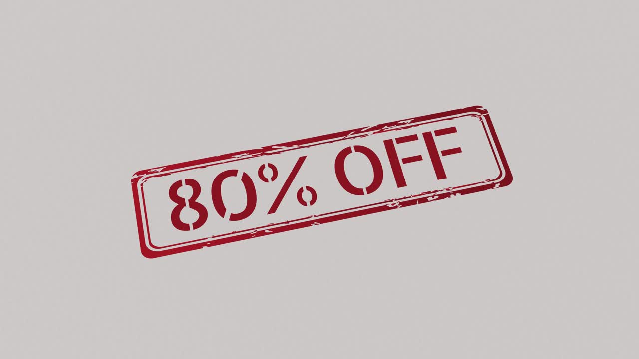 Stempel Diskon 80%