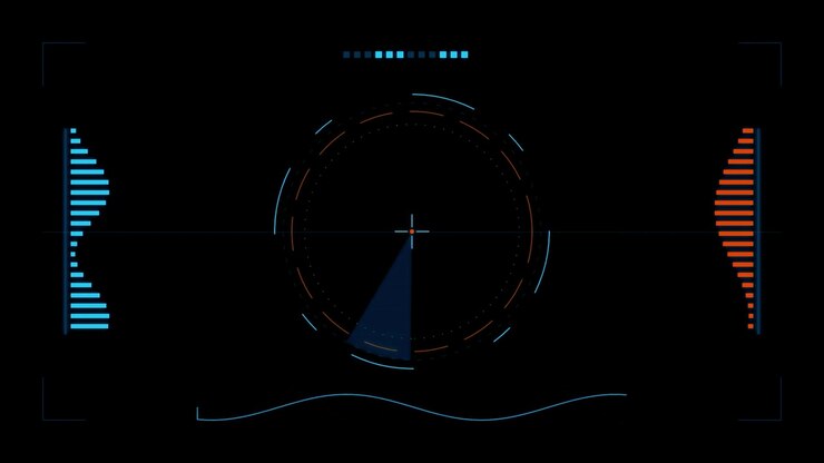 Digital Radar Interface with Rotating Scanning Beam