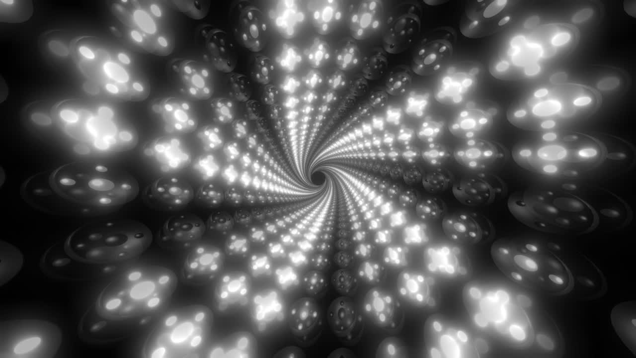 Abstract Glowing Tunnel