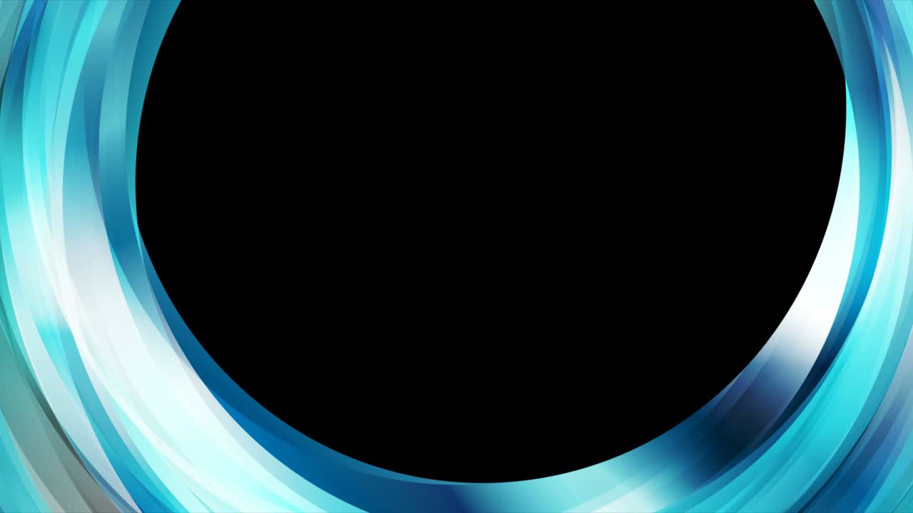 반이는 파란색 반이는 원 기하학적 추상 기술 운동 배경