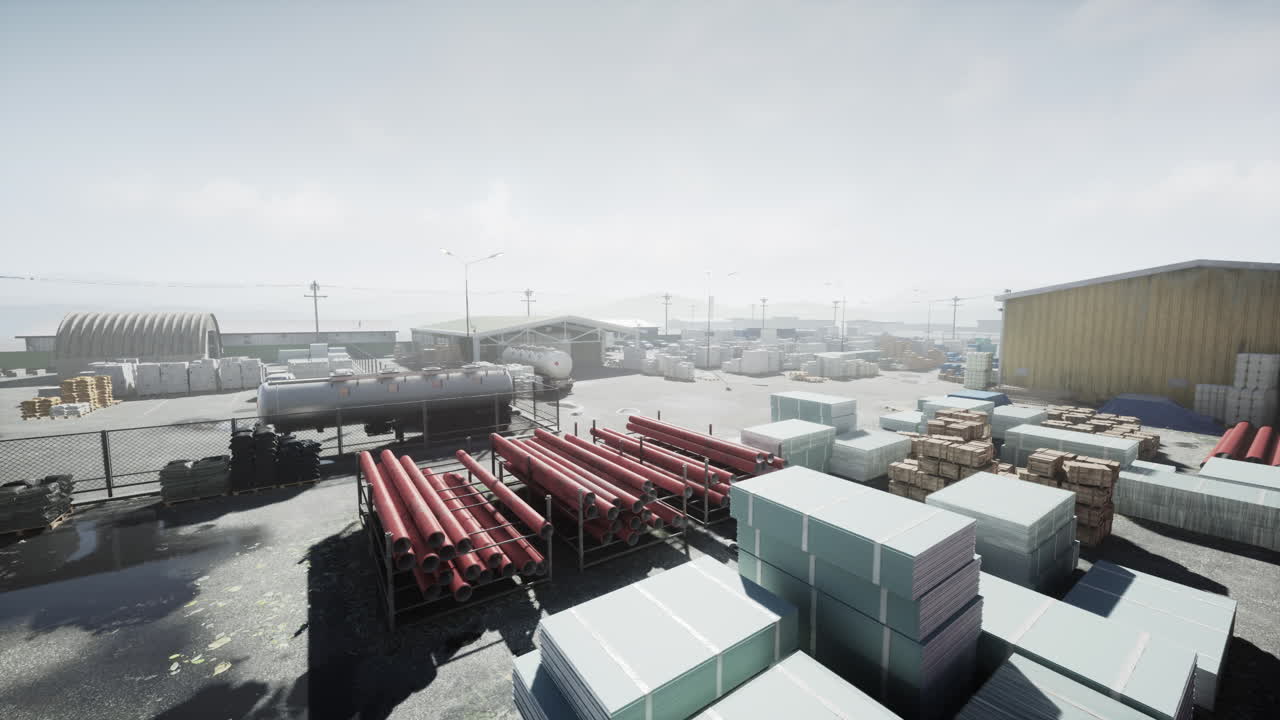 건설 재료 및 공급품 창고