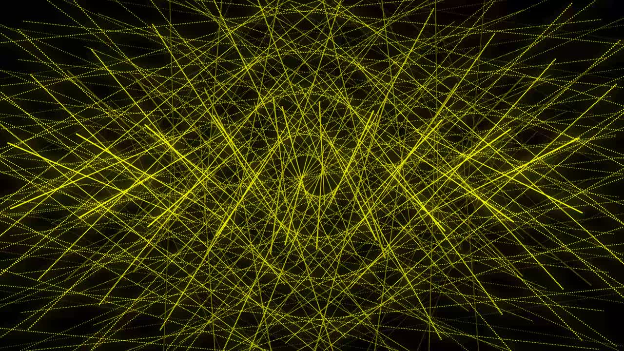 Yellow color Dot Shape Pattern animation motion graphics