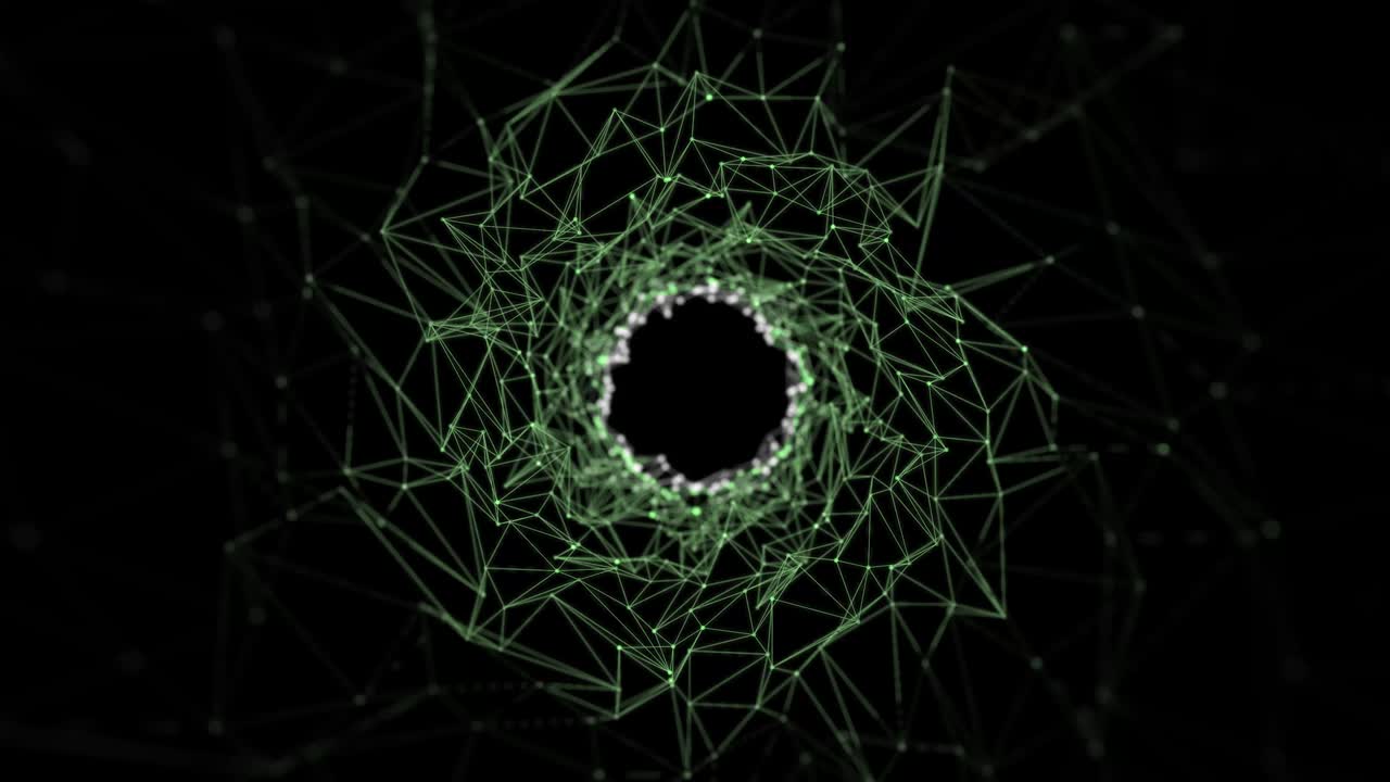 fondo de movimiento de túnel abstracto 4k