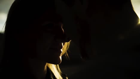 pareja en silueta