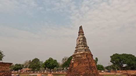 a panoramic view of historic temple ruins.