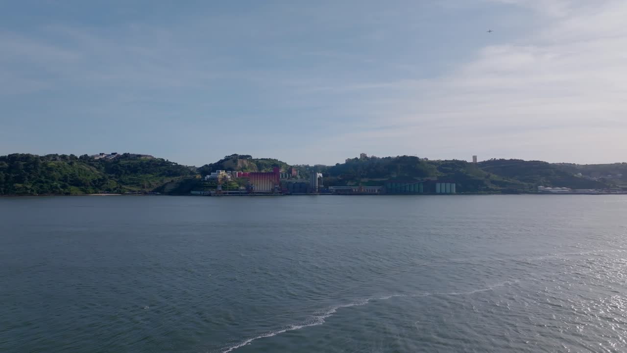 Drone shot from River Tejo.