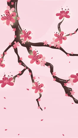 An-animation-of-Cherry-blossom-background