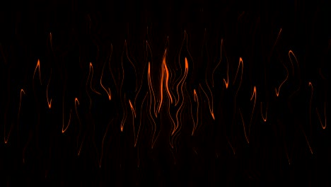 background in the form of endlessly moving lines stylized as a flame