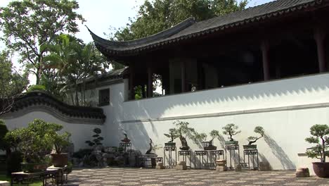 kowloon walled city park, hong kong, china