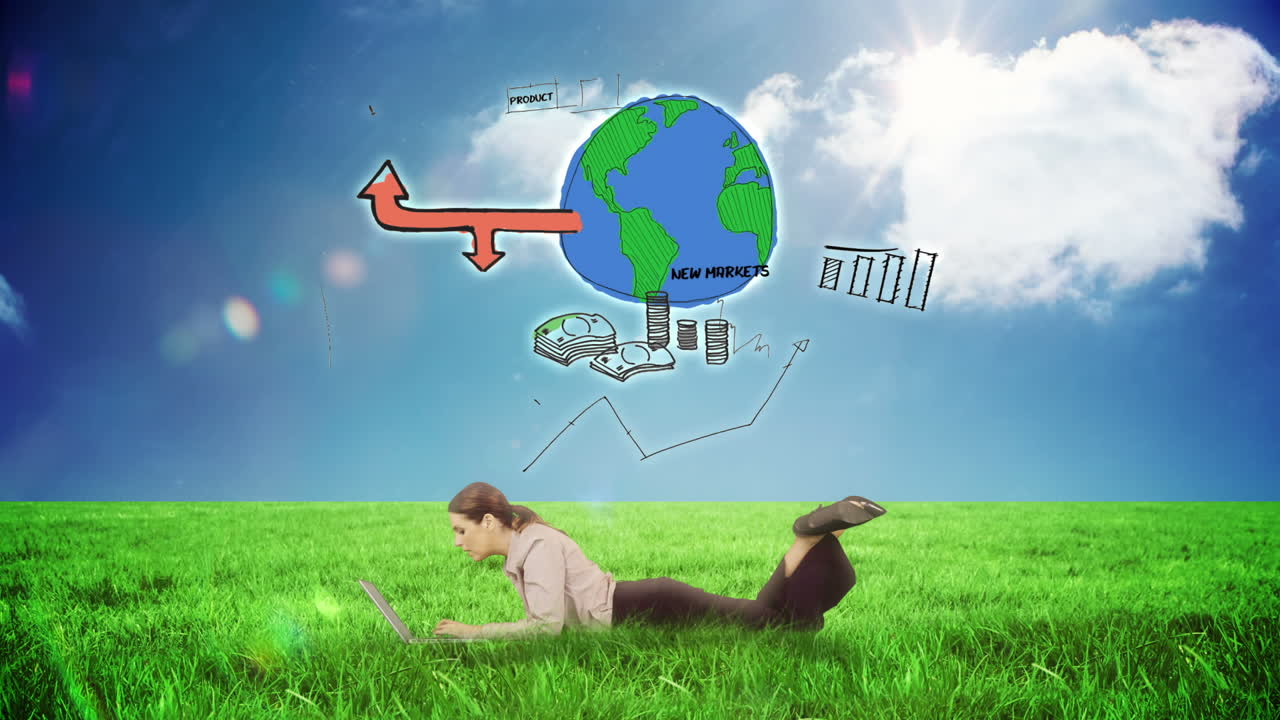 에서 노트북을 사용하는 사업가