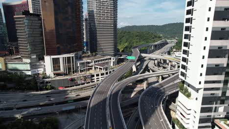 penchala intersection no 8 for highway ramp for damansara-shah alam elevated highway