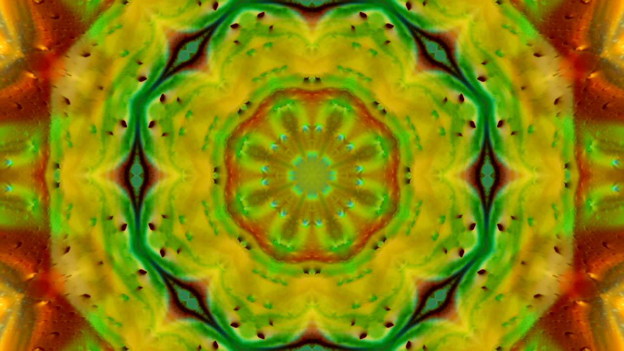 Movimento astratto di sfondo caleidoscopico colorato