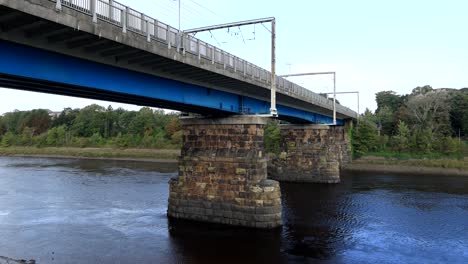 carlisle bridge railway bridge across the river lune