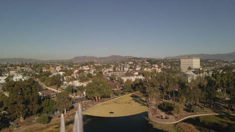 echo park lake in los angeles