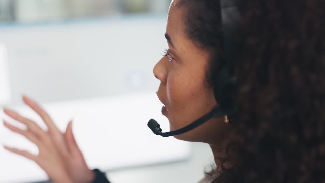 Kundeservicerepresentant med headset