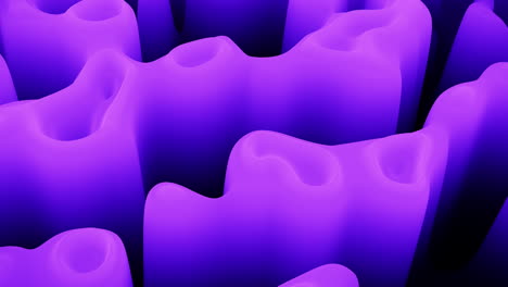 Dense,-textured-array-of-large-purple-plastic-objects