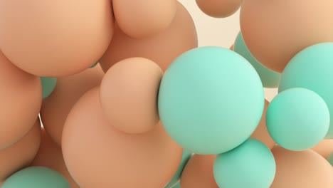 fondo de esferas 3d abstractas