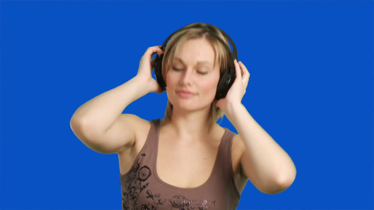 chromakey imágenes de mujer bailando pantalla verde