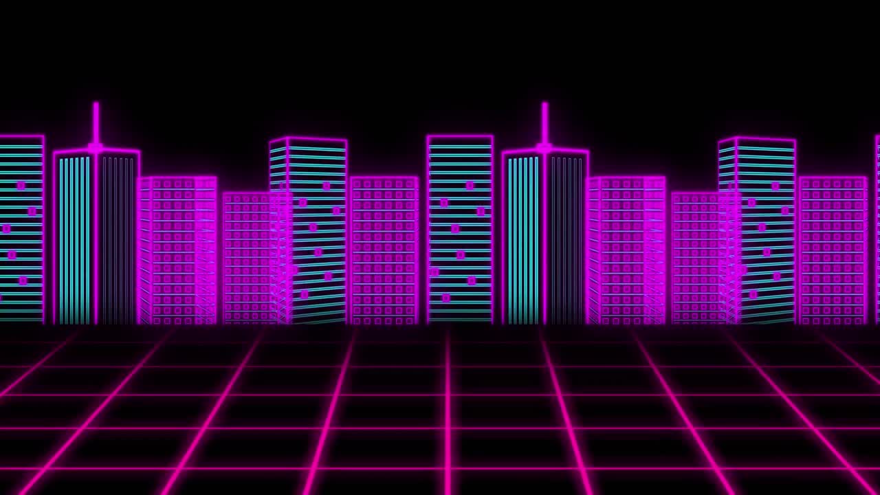 animación fuera de fuegos artificiales mapa 3d de la ciudad